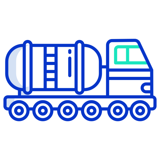 camión cisterna Generic color outline icono