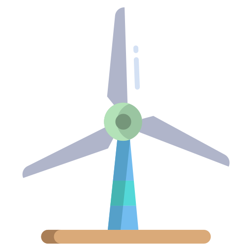 Wind energy Generic color fill icon