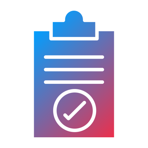 Completed task Generic Flat Gradient icon