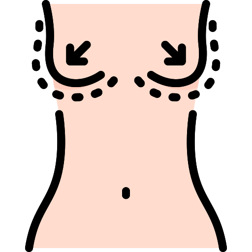 protesi mammaria Generic Outline Color icona
