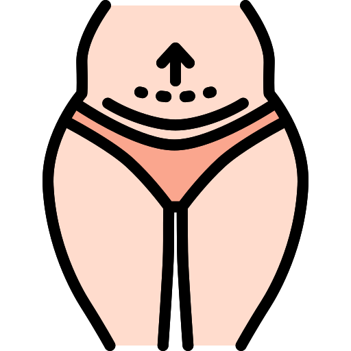腹部 Generic Outline Color icon