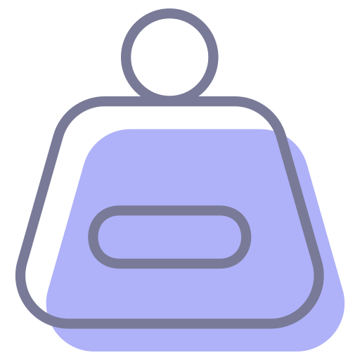 weight Generic Color Omission icon