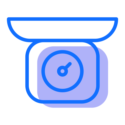 Kitchen Scale Generic Blue icon