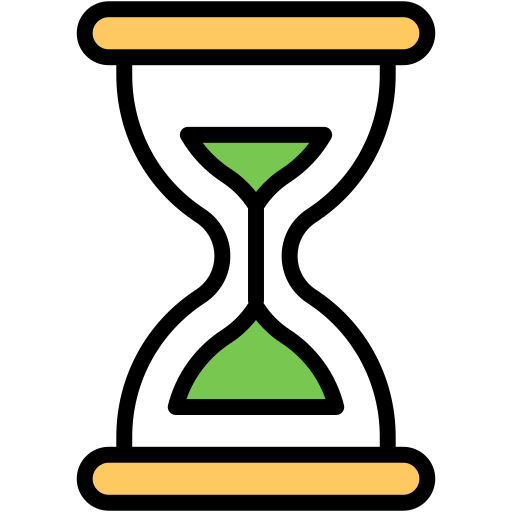 모래 시계 Generic Outline Color icon