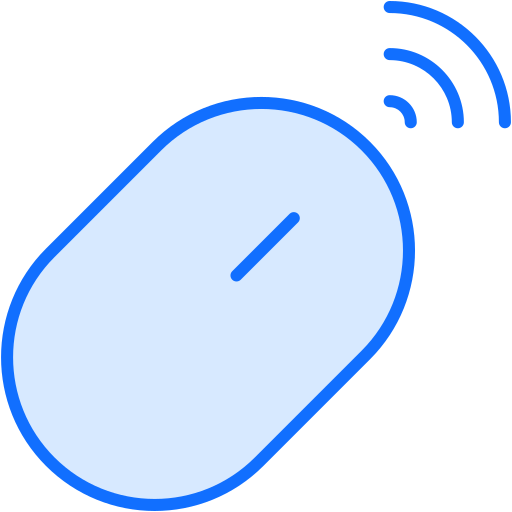 Wireless mouse  Generic Blue icon