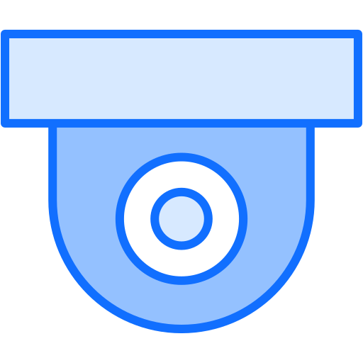 보안 카메라 Generic Blue icon