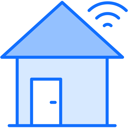 Smart home Generic Blue icon