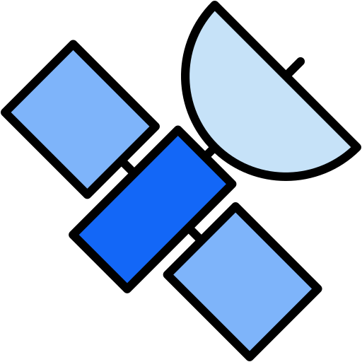 Satelite Generic Outline Color icon