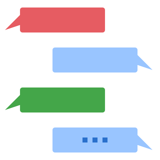 Discussion Generic Flat icon