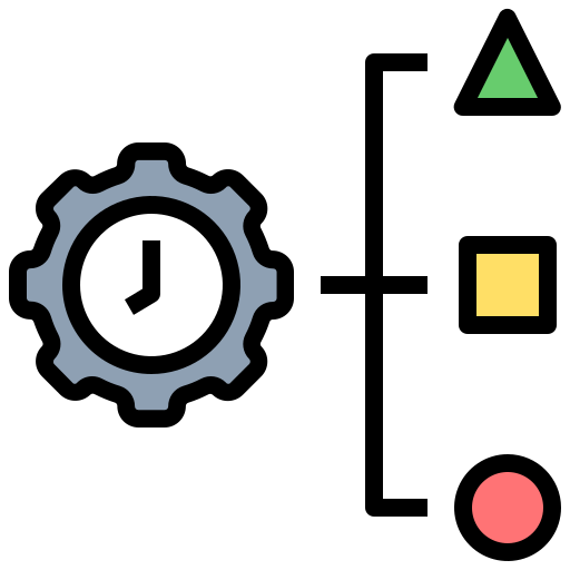 zarządzanie czasem Generic Outline Color ikona