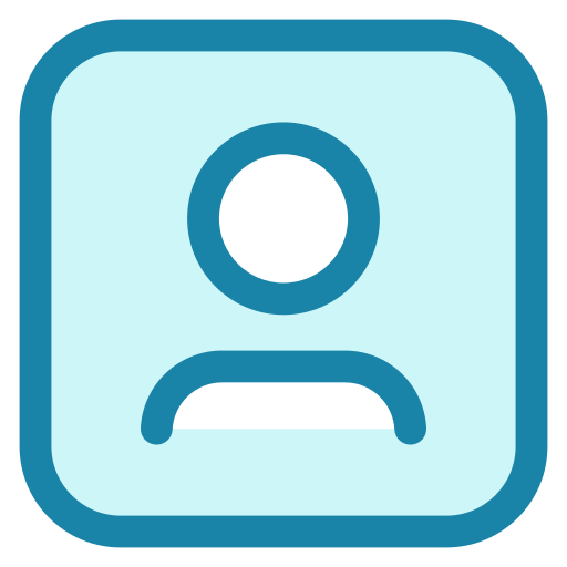 avatar Generic Blue icona