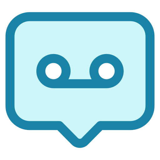 Voice note Generic Blue icon