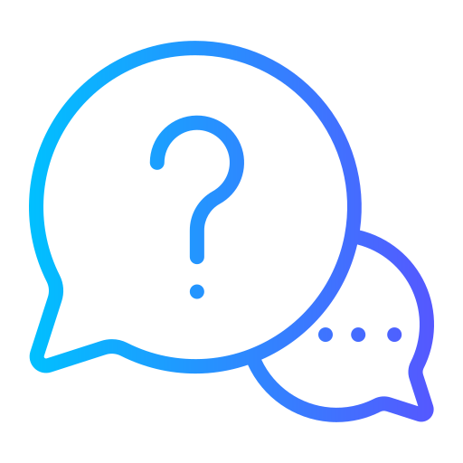 question Generic Gradient icon