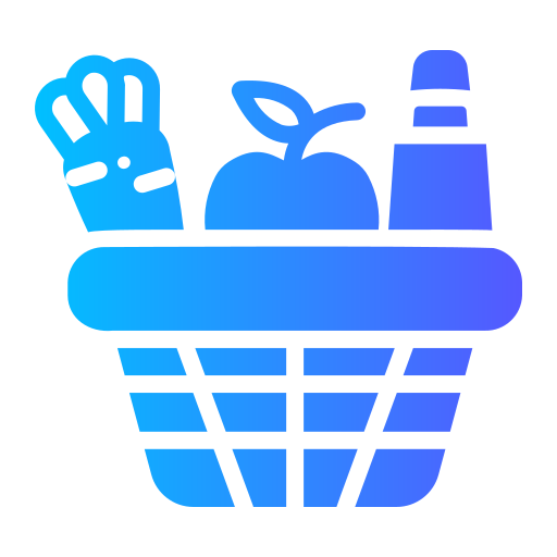 Groceries Generic Flat Gradient icon