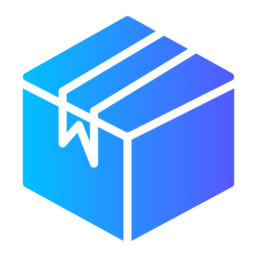 Коробка пакета Generic Flat Gradient иконка