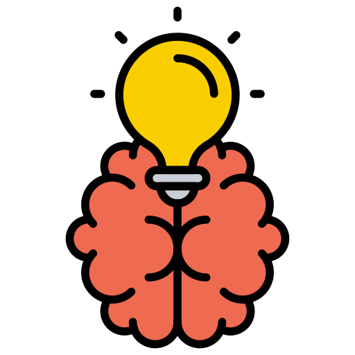 뇌 Generic Outline Color icon