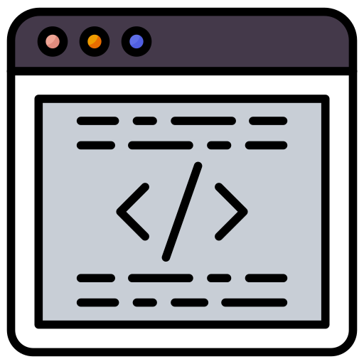 HTML Generic Outline Color icon