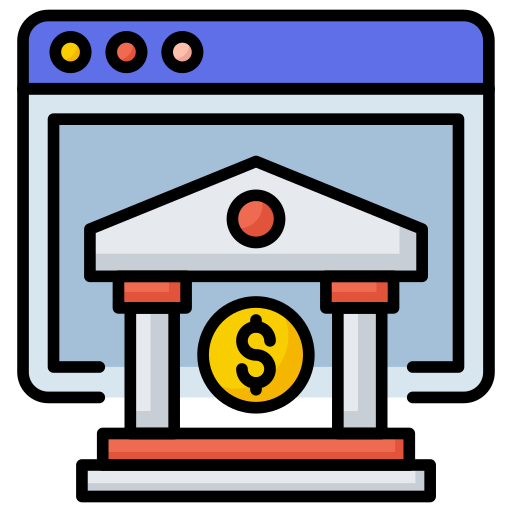 Онлайн банкинг Generic Outline Color иконка