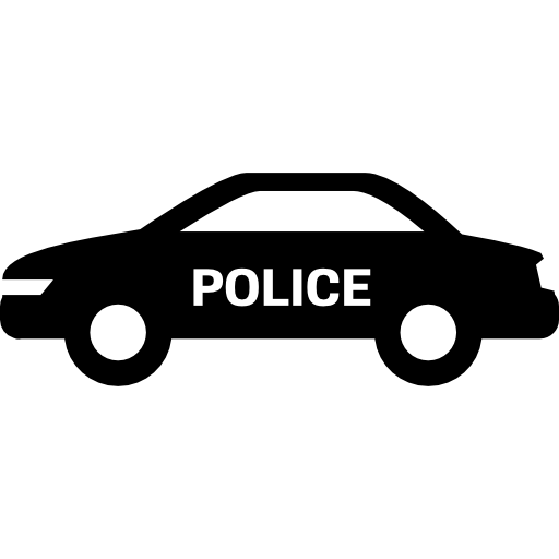 voiture de police  Icône