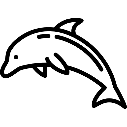 delfin Special Lineal ikona