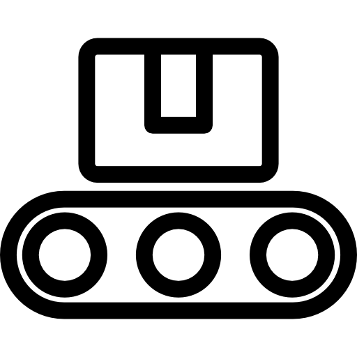 Package On Rolling Transport Special Lineal icon