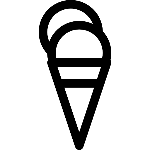 アイスクリーム Basic Rounded Lineal icon