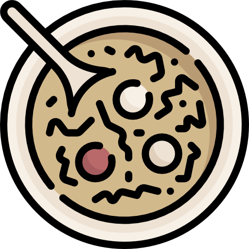 zupa z grzybów śnieżnych Special Lineal color ikona