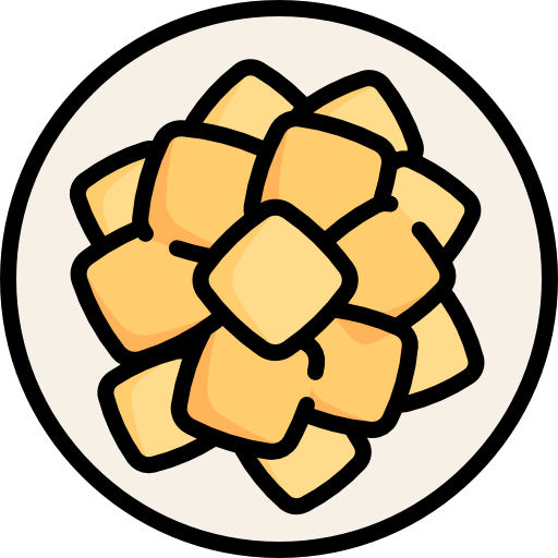 gebratene tofu-quarkbällchen Special Lineal color icon