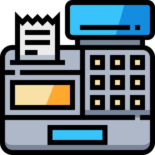 Cash register Meticulous Lineal Color icon