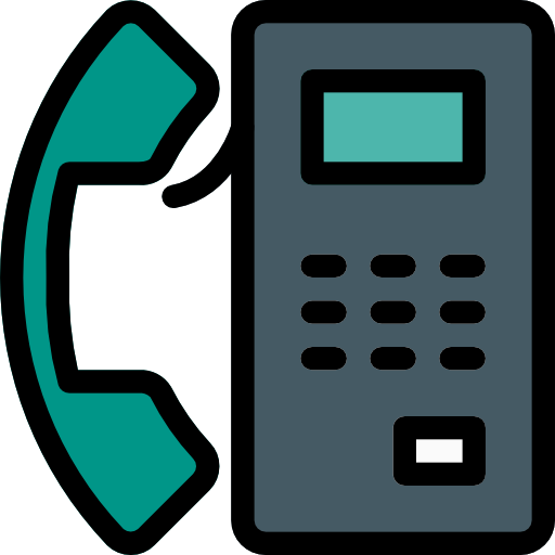 Public phone Pixel Perfect Lineal Color icon