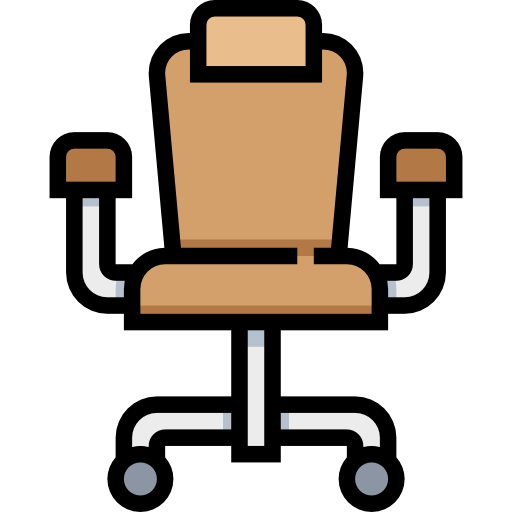 silla de escritorio Meticulous Lineal Color icono