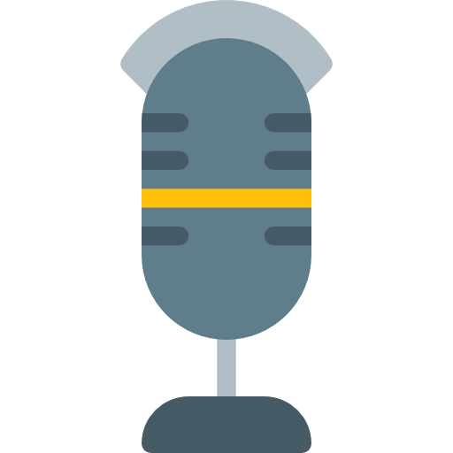 mikrofon Pixel Perfect Flat icon