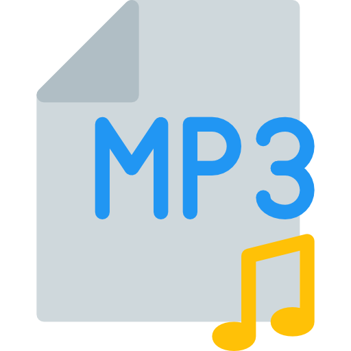 mp3 Pixel Perfect Flat Icône