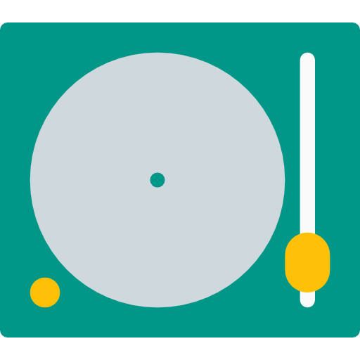 Disc player Pixel Perfect Flat icon