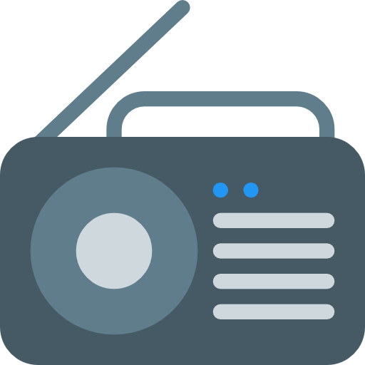Radio Pixel Perfect Flat icon