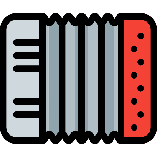 Accordion Pixel Perfect Lineal Color icon