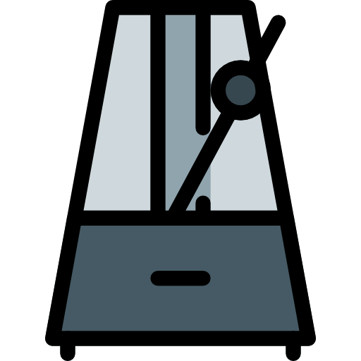 メトロノーム Pixel Perfect Lineal Color icon