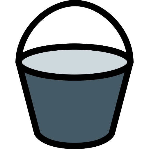 Bucket Pixel Perfect Lineal Color icon
