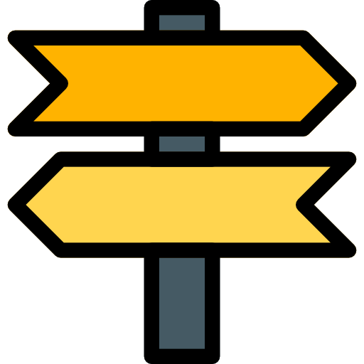 direction Pixel Perfect Lineal Color Icône