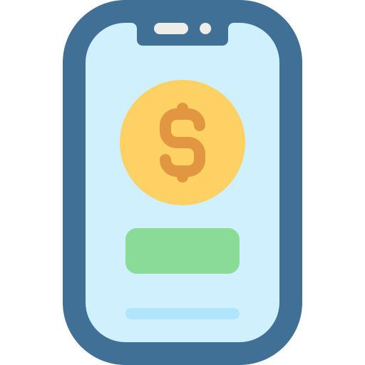 paiement mobile Generic Flat Icône