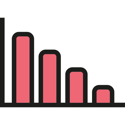 Graph bar Generic Outline Color icon