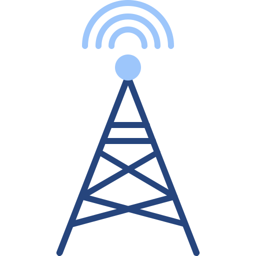 torre de radio Generic Flat icono