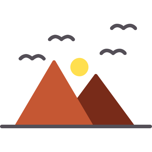 montañas Generic Flat icono