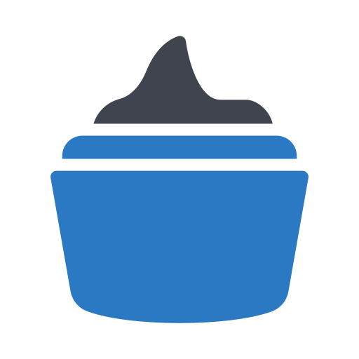 Cream Jar Generic Blue icon