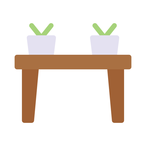 mesa auxiliar Generic Flat icono
