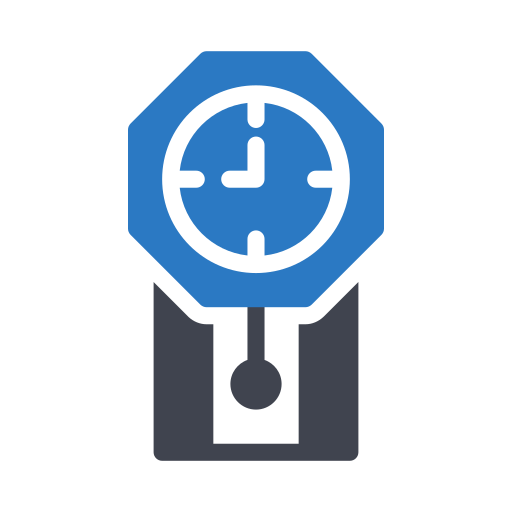 настенные часы Generic Blue иконка
