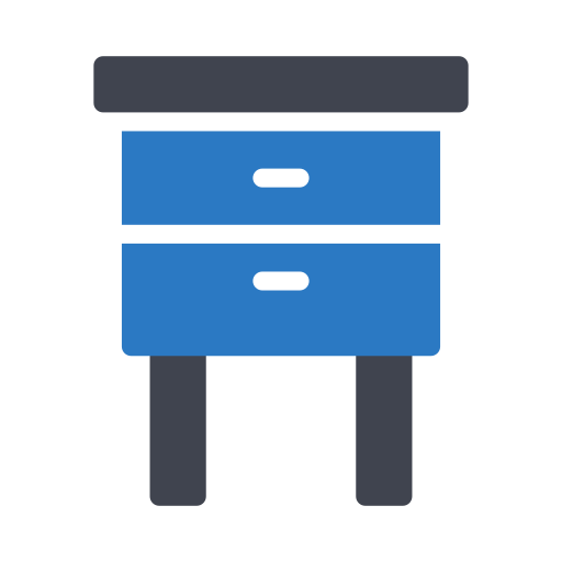 Bedside Table Generic Blue icon
