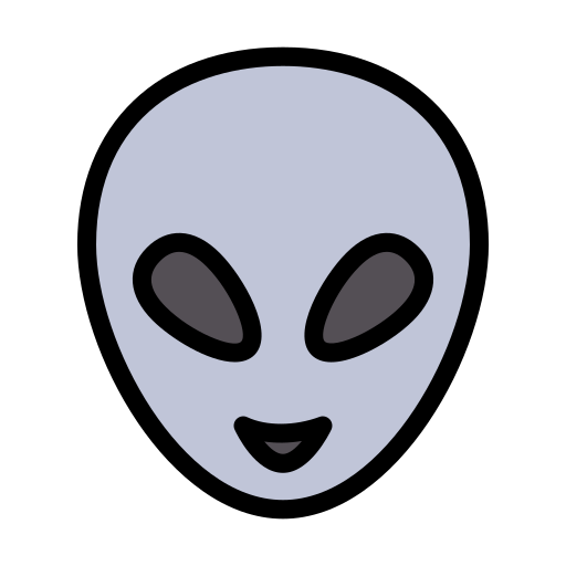 extraterrestre Generic Outline Color Icône