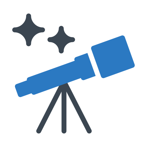 telescoop Generic Blue icoon