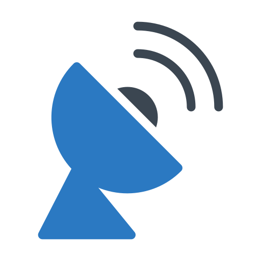 antenna parabolica Generic Blue icona